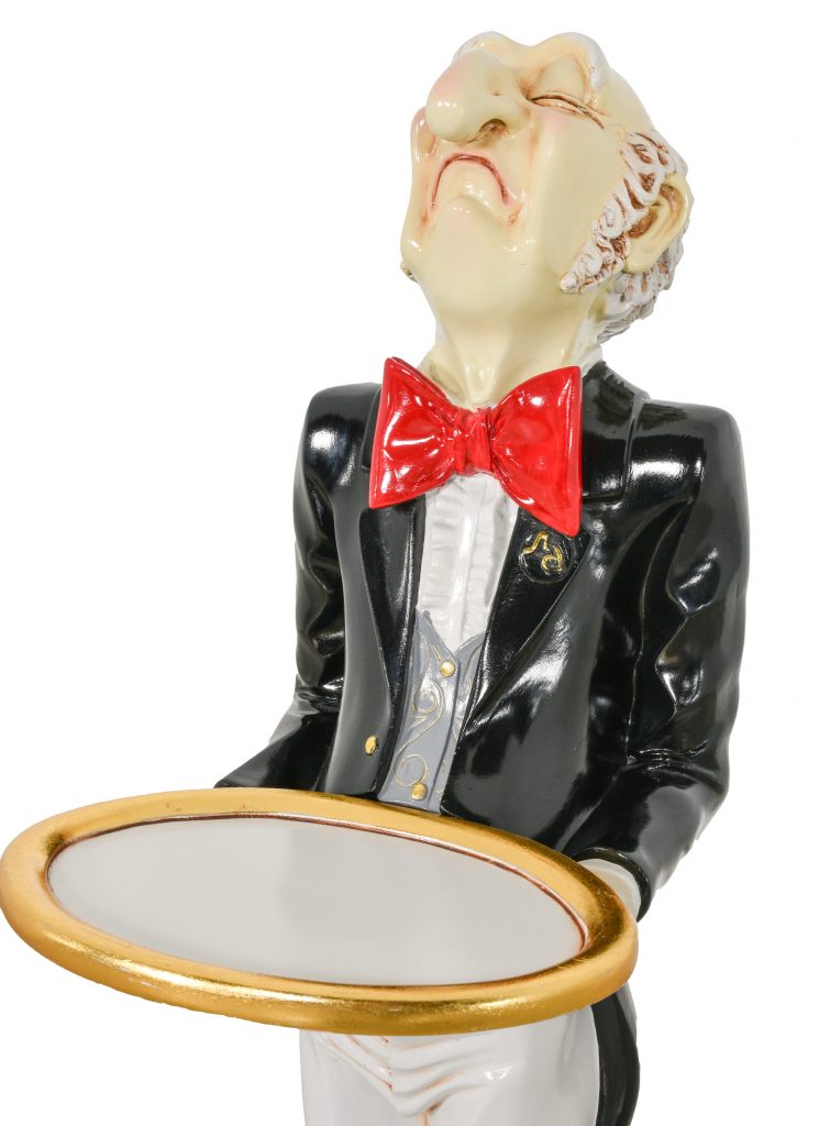 Uppity Connoisseur Butler with Tray 37 Inch Tall - Image 4