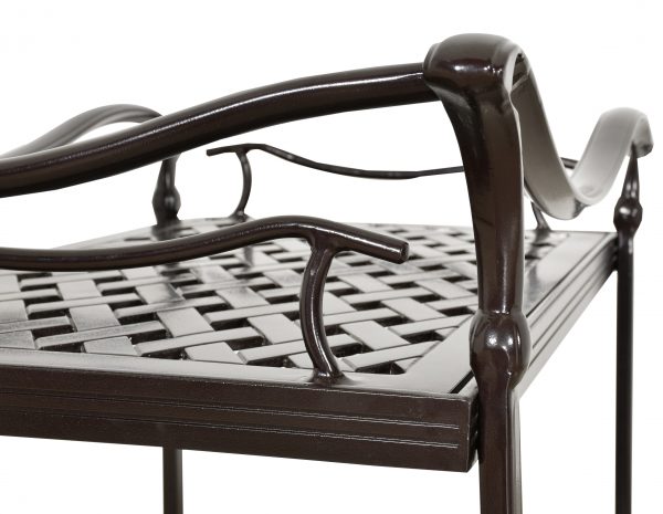 Savannah Outdoor Aluminum Serving Tea Cart - Image 3