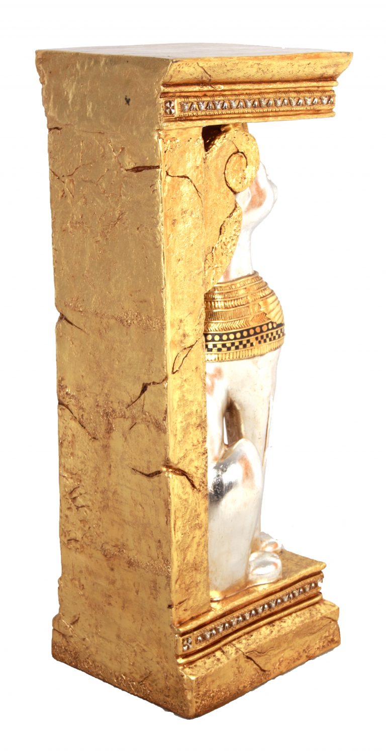 Egyptian Cat Pedestal - Image 2