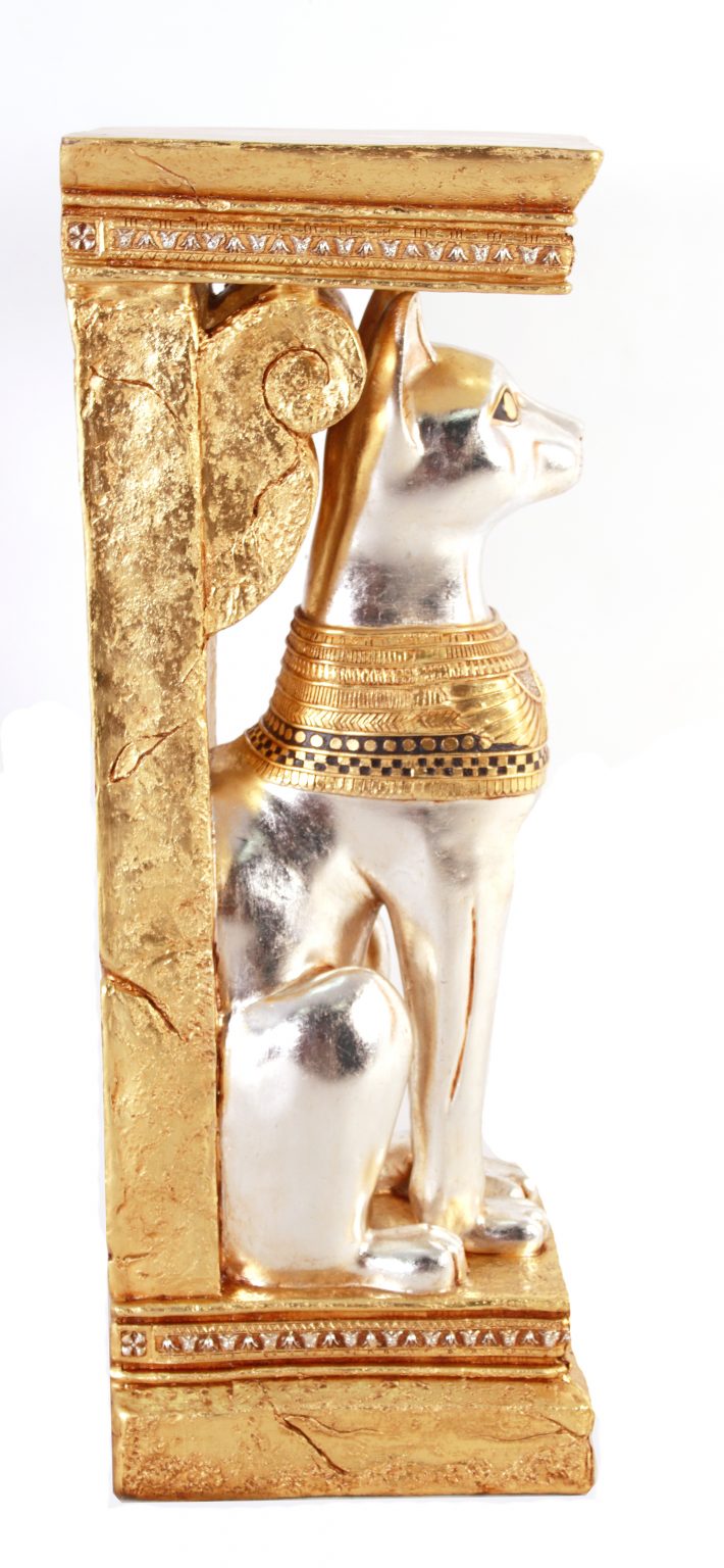 Egyptian Cat Pedestal - Image 3