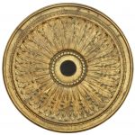 Classic Petite Gilt Chandelier Ceiling Medallion 28 Inch Dia - Image 2