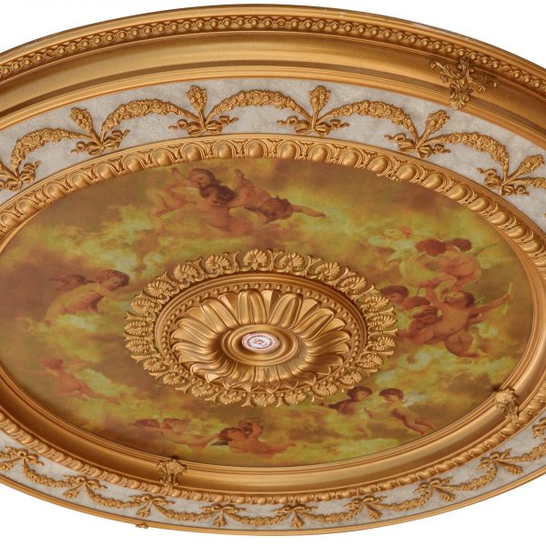 Sistine Chapel Classical Round Chandelier Ceiling Medallion 63 - Image 2