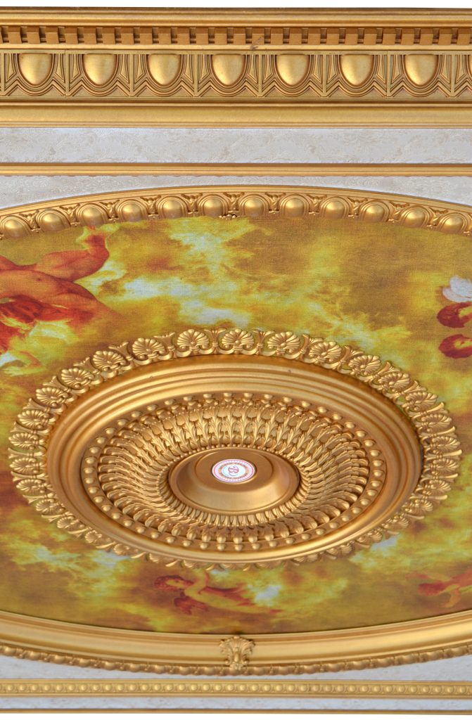 Classical Design Rectangular Ceiling Medallion 6ft x 8ft - Image 3