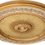 Golden Dream Round Chandelier Ceiling Medallion 60 - Image 2