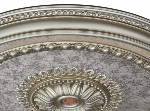 Champagne Round Chandelier Ceiling Medallion 47 - Image 2