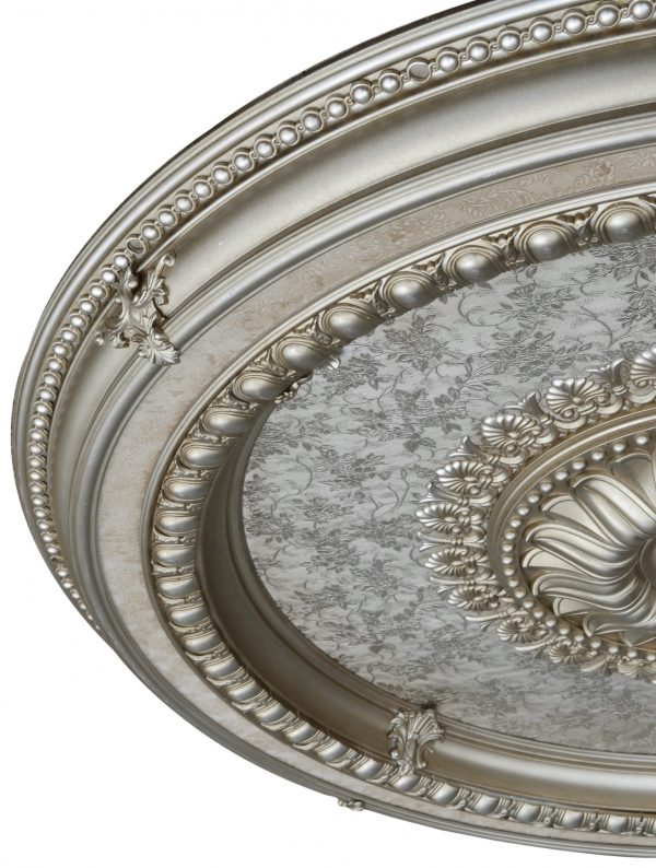 Champagne Round Chandelier Ceiling Medallion 47 - Image 3