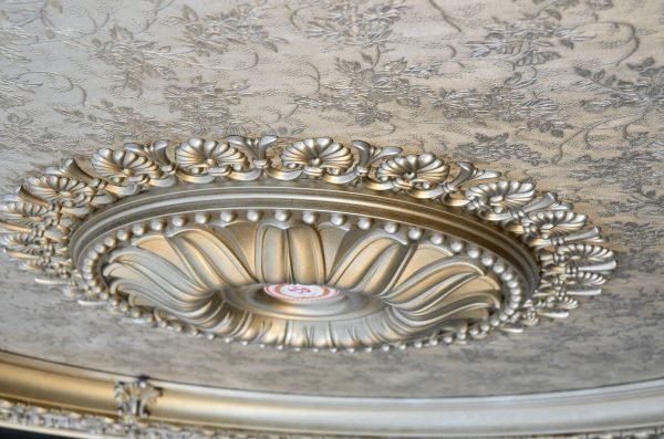 Champagne Large Round Ceiling Medallion 63 - Image 2