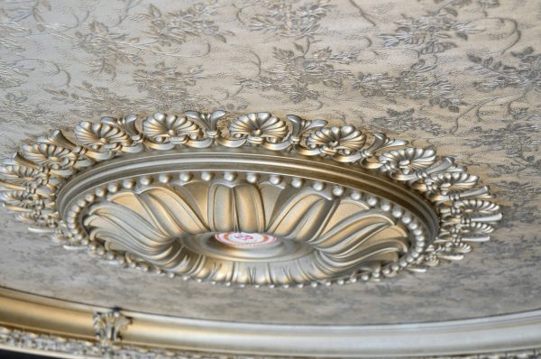 Champagne Large Round Ceiling Medallion 63 - Image 2
