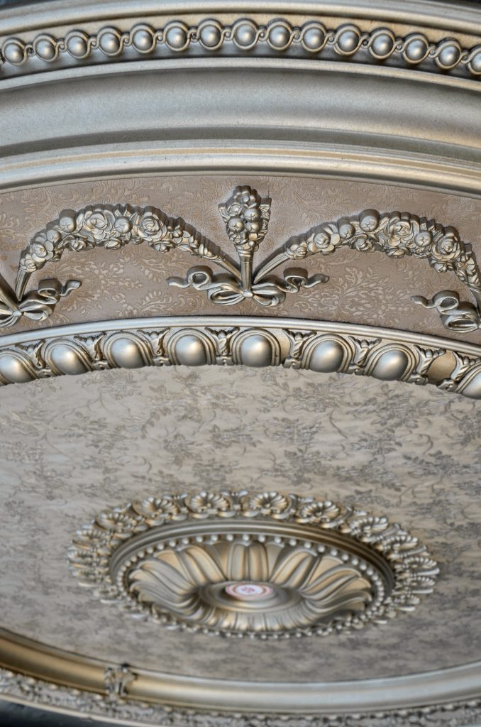 Champagne Large Round Ceiling Medallion 63 - Image 3