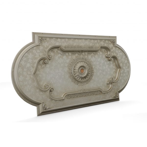 Champagne Rectangular Chandelier Ceiling Medallion 94 inches - Image 2