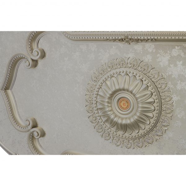 Champagne Rectangular Chandelier Ceiling Medallion 94 inches - Image 3