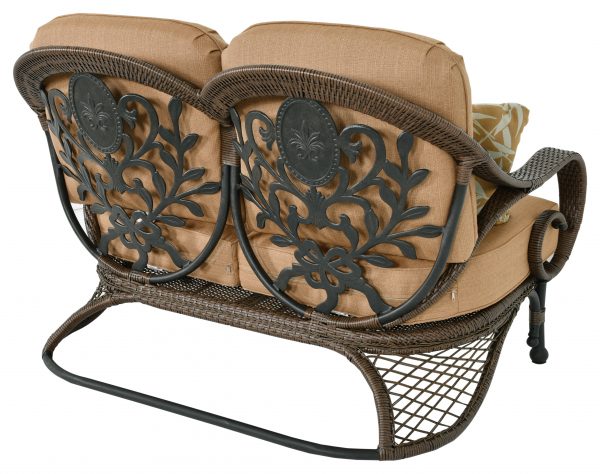 Grand Bonaire Weave Outdoor Loveseat - Image 2