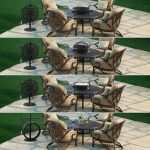 Grand Bonaire Weave Outdoor Fire Pit Table With Accessories (KIT) - Image 2
