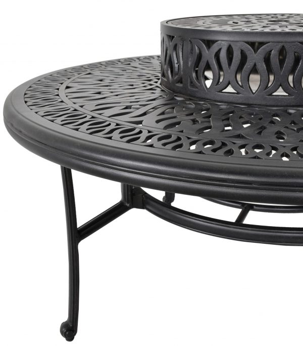 Grand Bonaire Weave Outdoor Fire Pit Table With Accessories (KIT) - Image 3