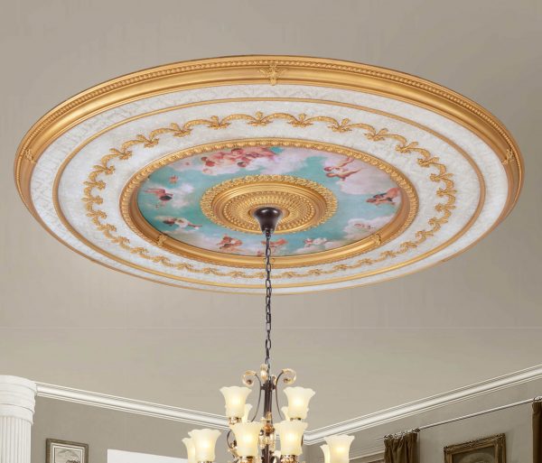 Sistine Chapel Classical Grand Ceiling Medallion 98.5 Inch Diameter - Image 1