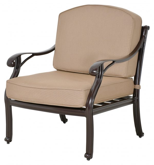 Savannah Outdoor Aluminum Club Chair - Image 1