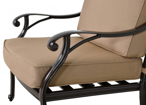 Savannah Outdoor Aluminum Club Chair - Image 3