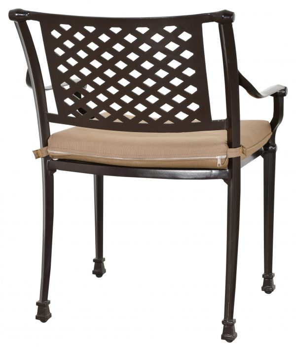 Savannah Outdoor Aluminum Dining Chair - Image 2