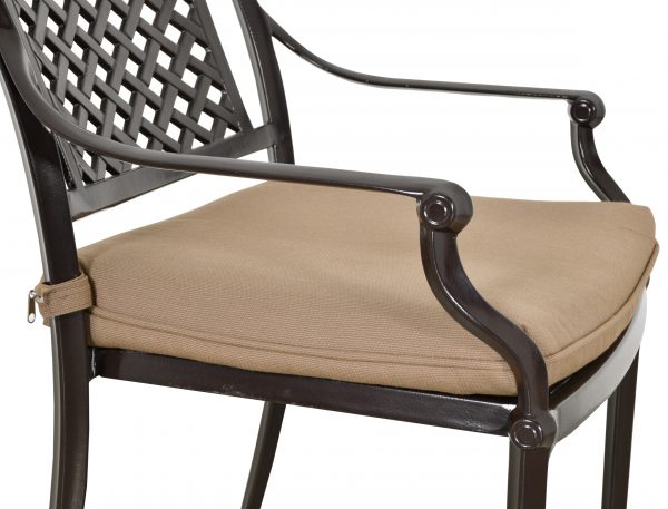 Savannah Outdoor Aluminum Dining Chair - Image 3