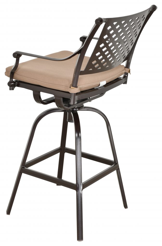 Savannah Outdoor Aluminum Bar Stool - Image 2