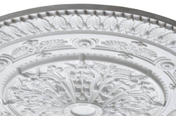 Classic White Round Ceiling Medallion 37 Inch Dia - Image 3