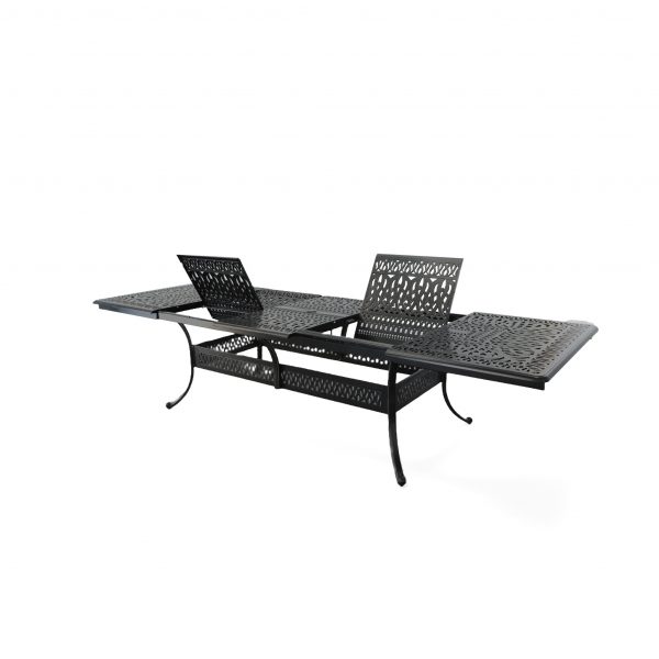 Elisabeth 132X48 Aluminum Rectangular Extension Table - Image 2