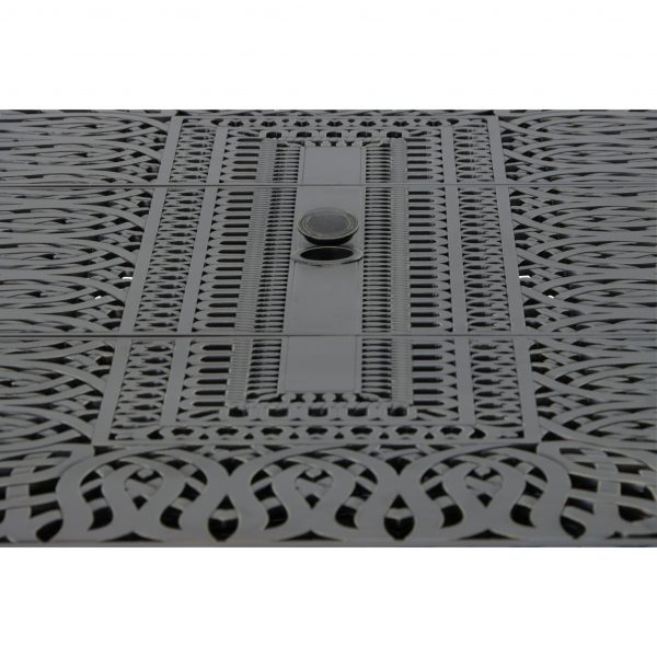 Elisabeth 132X48 Aluminum Rectangular Extension Table - Image 3
