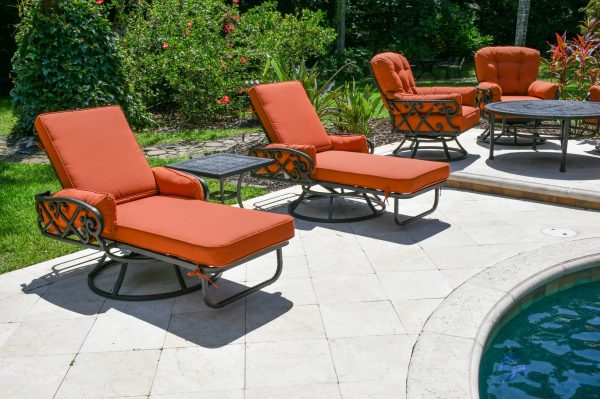 Chillounger Swivel Loungers and Side Table Set of 3 (KIT) - Image 2