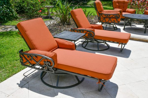 Chillounger Swivel Loungers and Side Table Set of 3 (KIT) - Image 3