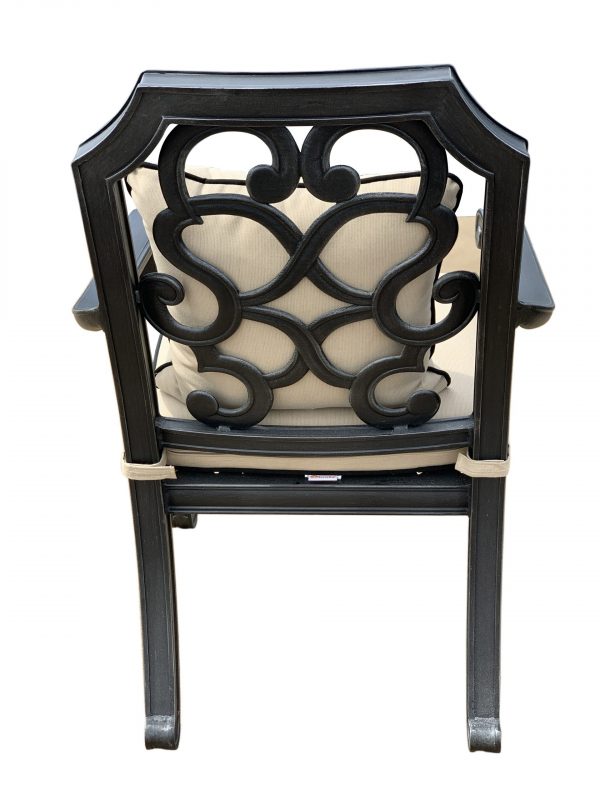 Astoria Dining Armchair with Accent Pillow - Image 2
