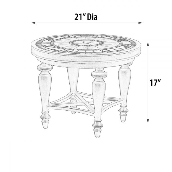 Astoria Tile End Table - Image 4