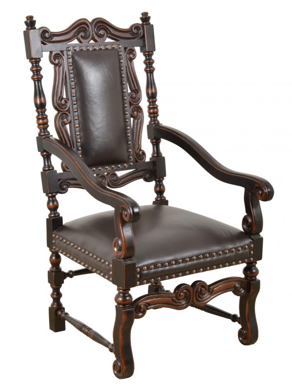 Conquistador Leather Chair - Image 1