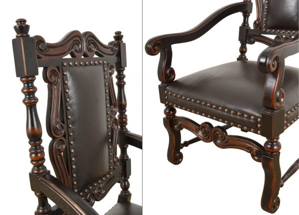 Conquistador Leather Chair - Image 3