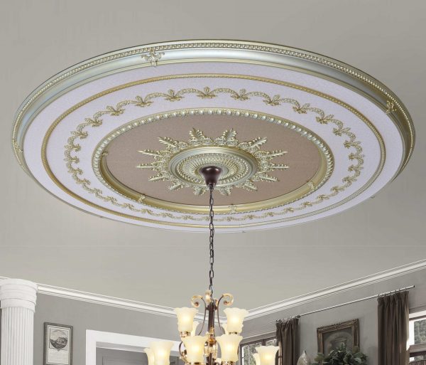 Rose Gold Grand Ceiling Medallion 98.5 Inch Diameter - Image 1