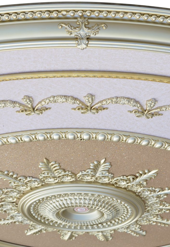 Rose Gold Grand Ceiling Medallion 98.5 Inch Diameter - Image 3