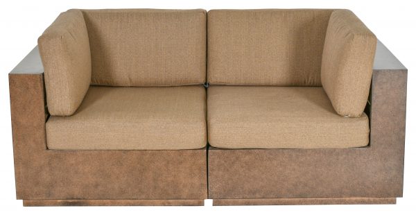 Modern Rustic  Right and Left Arm Single Seaters With Cushions - Image 2