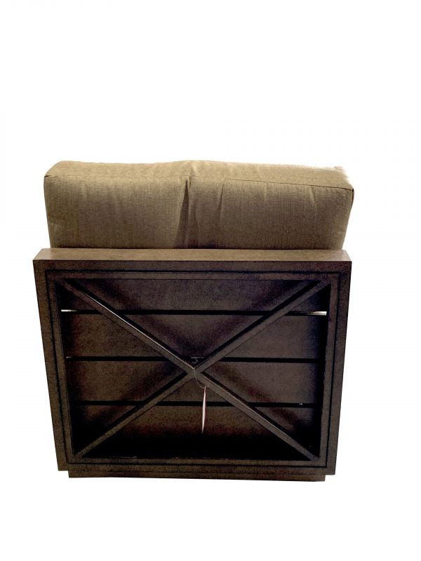 Modern Rustic Armless Single Seaters With Cushions - Image 2