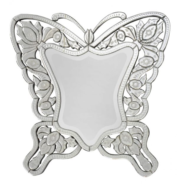Venetian 80 Cm Butterfly Mirror - Image 1