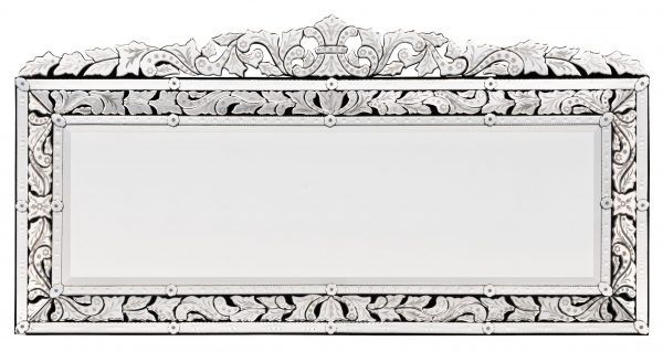 Monumental Venetian Grand Mirror 78.74 " Wide - Image 1