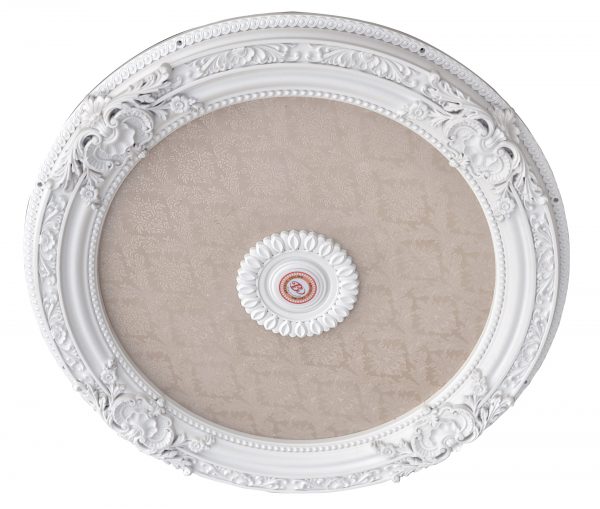 Blanco Round Chandelier Ceiling Medallion 36in - Image 2