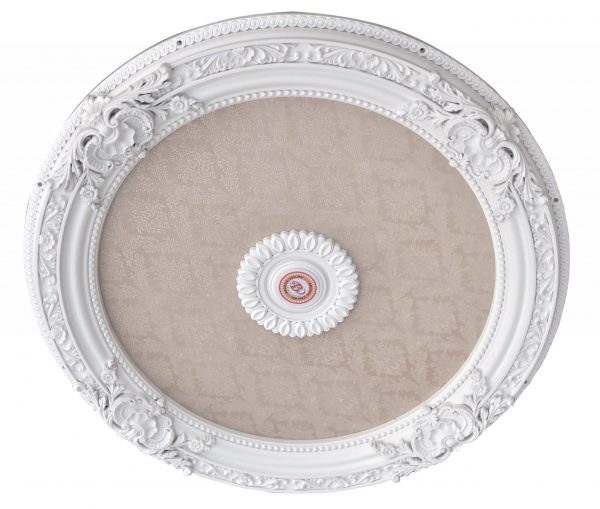Blanco Round Chandelier Ceiling Medallion 36in - Image 2