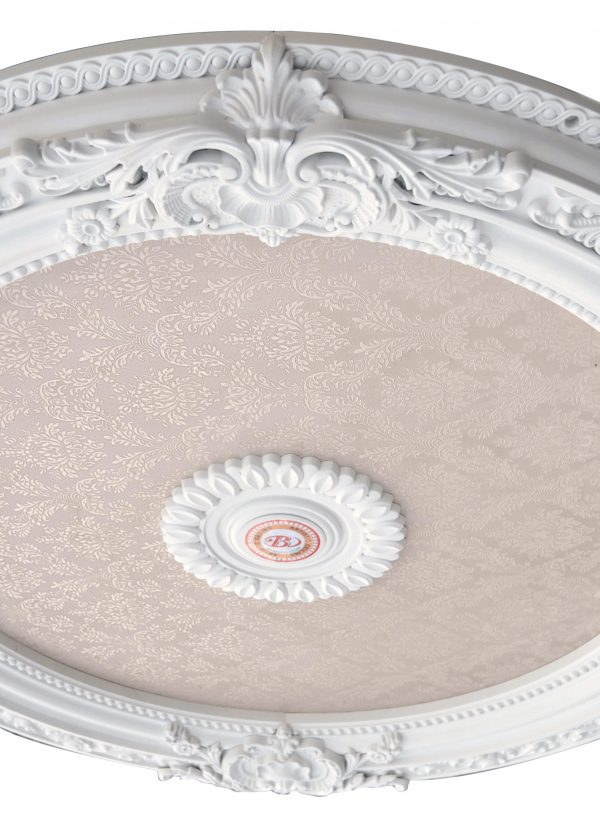 Blanco Round Chandelier Ceiling Medallion 36in - Image 3