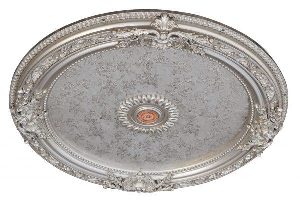Champagne Round Chandelier Ceiling Medallion 36in - Image 2
