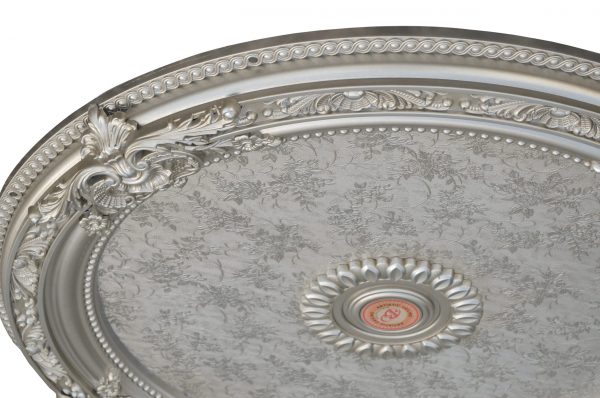 Champagne Round Chandelier Ceiling Medallion 36in - Image 3