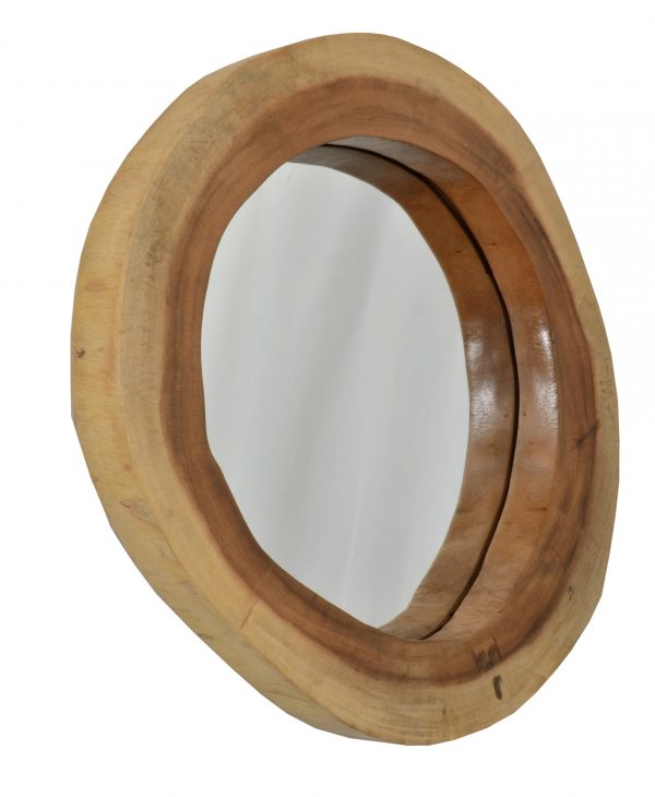 Suar Wood Accent Mirror - Image 1