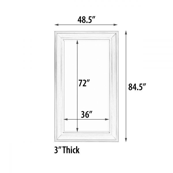 Sterling Mirror with Copper Metal Accent - Image 4