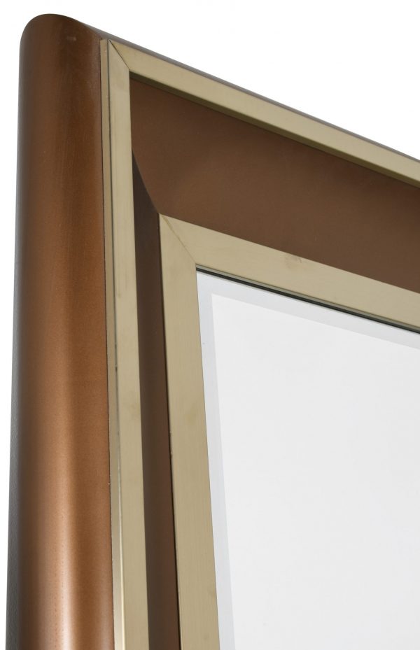 Sterling Mirror with Gold Metal Accent - Image 3