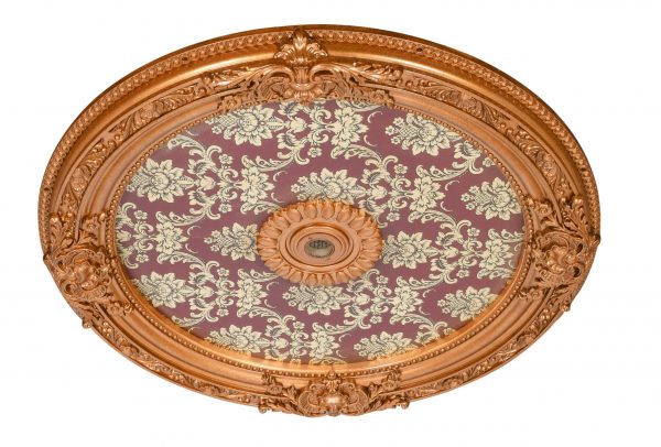36in Brocade Round Medallion - Image 2