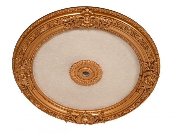 36in Gold Beige Medallion - Image 2
