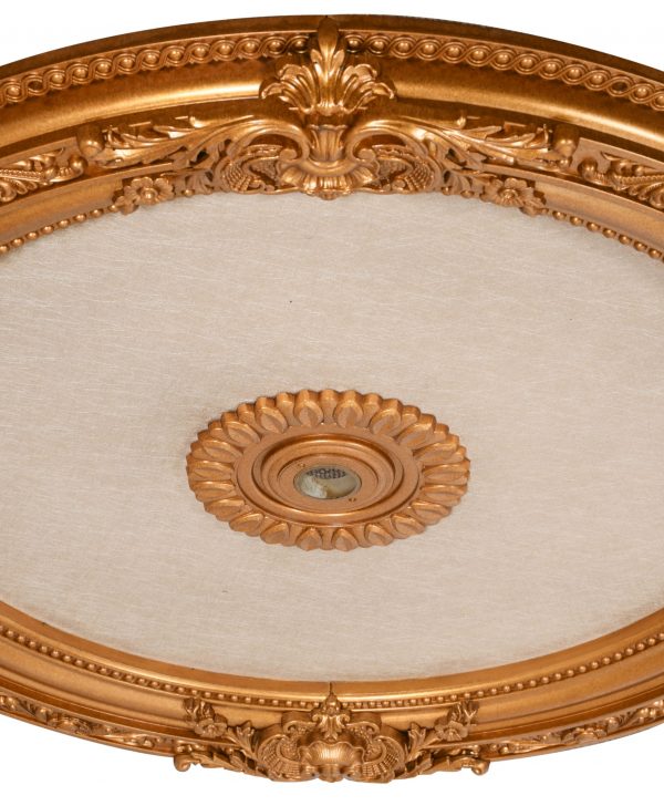 36in Gold Beige Medallion - Image 3